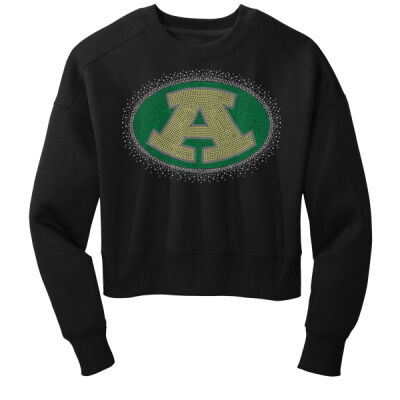 Logo - Women's Perfect Weight ® Fleece Cropped Crew Thumbnail