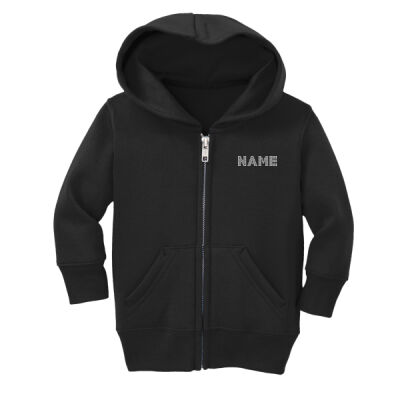 Logo and Optional Name - Infant Core Fleece Full Zip Hooded Sweatshirt Thumbnail