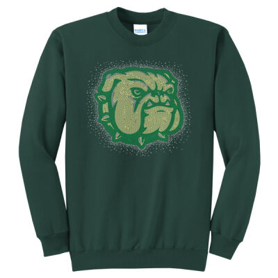 Mascot with Optional Sleeves - Core Fleece Crewneck Sweatshirt Thumbnail