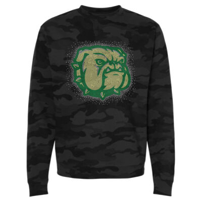 Mascot with Optional Sleeves - Unisex Midweight Crewneck Sweatshirt Thumbnail
