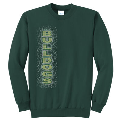Vertical Bulldogs - Core Fleece Crewneck Sweatshirt Thumbnail