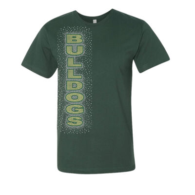 Vertical Bulldogs - Fine Jersey Tee Thumbnail