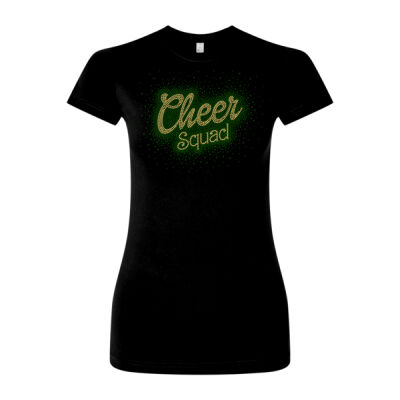 Cheer Squad - Women's Fitted Fine Jersey Tee Thumbnail