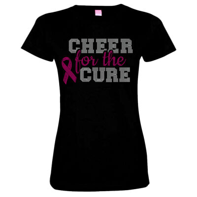 Cheer for the Cure - Women's Fine Jersey Tee Thumbnail