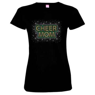 Cheer Mom - Women's Fine Jersey Tee Thumbnail