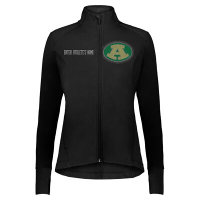 Logo, Mascot, and Vertical Bulldogs - Ladies Eco Revive­­™ City Flex Full-Zip Jacket Thumbnail